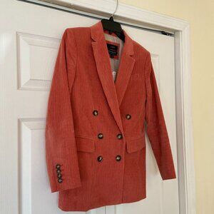 J. Crew Nalya Italian Corduroy Double-Breasted Blazer NWT